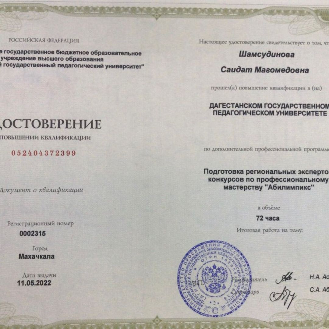 «Абилимпикс»