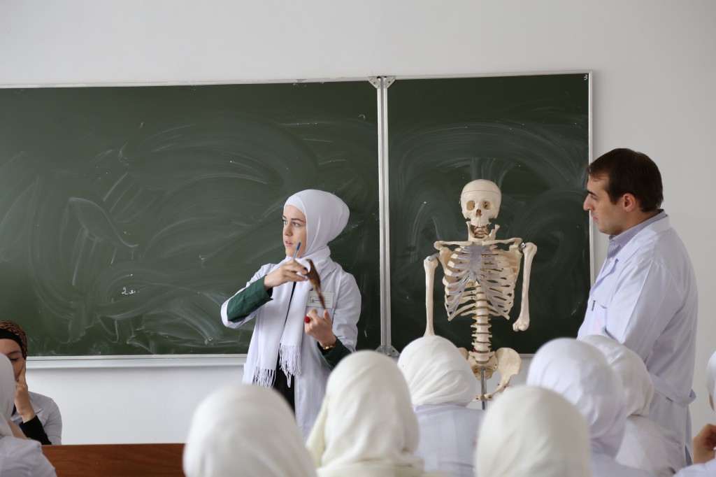 В медицинском колледже имени Башларова прошла неделя аттестации по анатомии