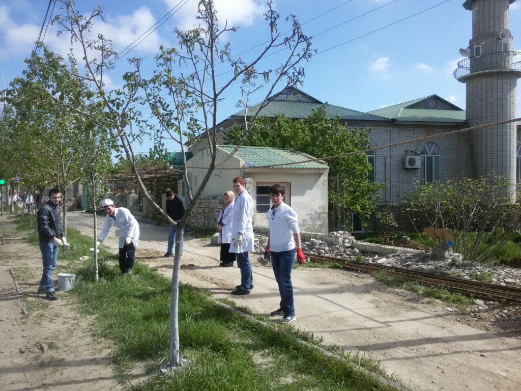 Работники и студенты Медицинского колледжа имени Башларова приняли участие в общероссийском субботнике