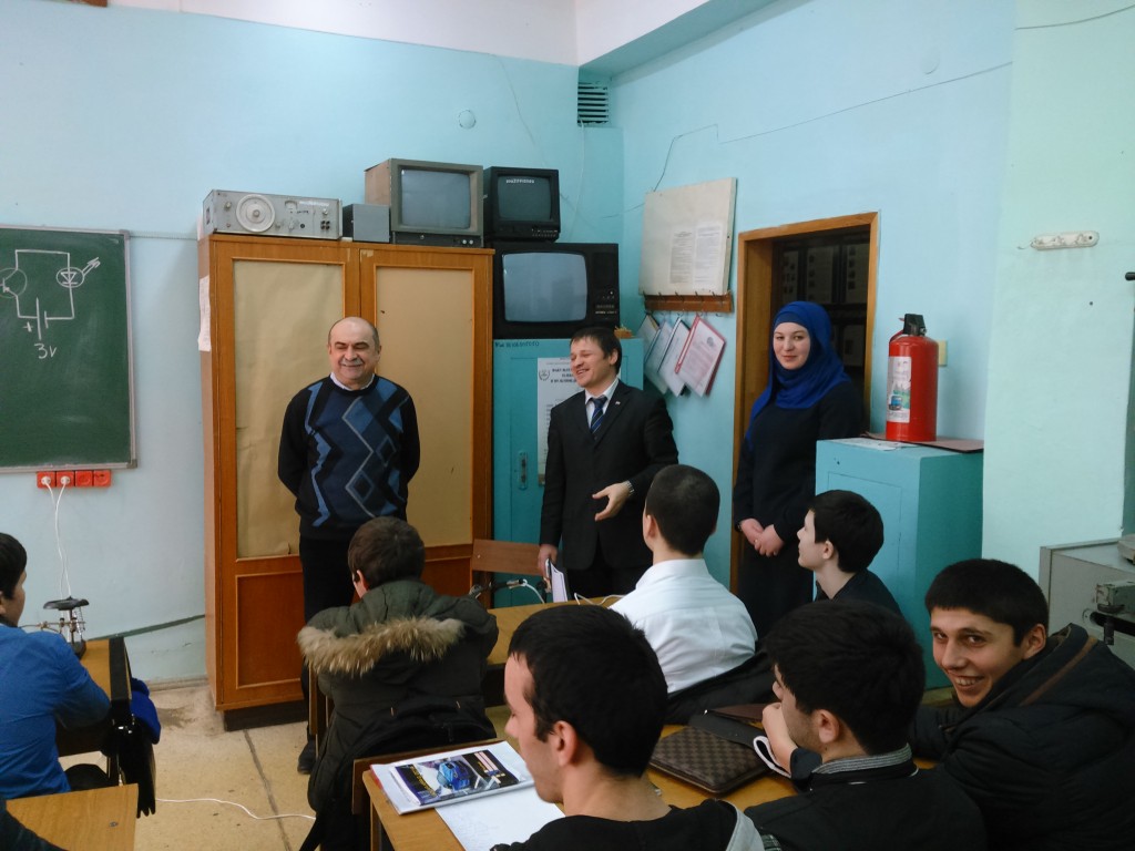 Встреча студентов Медицинского колледжа им. Башларова с профессорско- преподавательским составом ДГТУ, факультета Радиотехники, телекоммуникаций и мул...