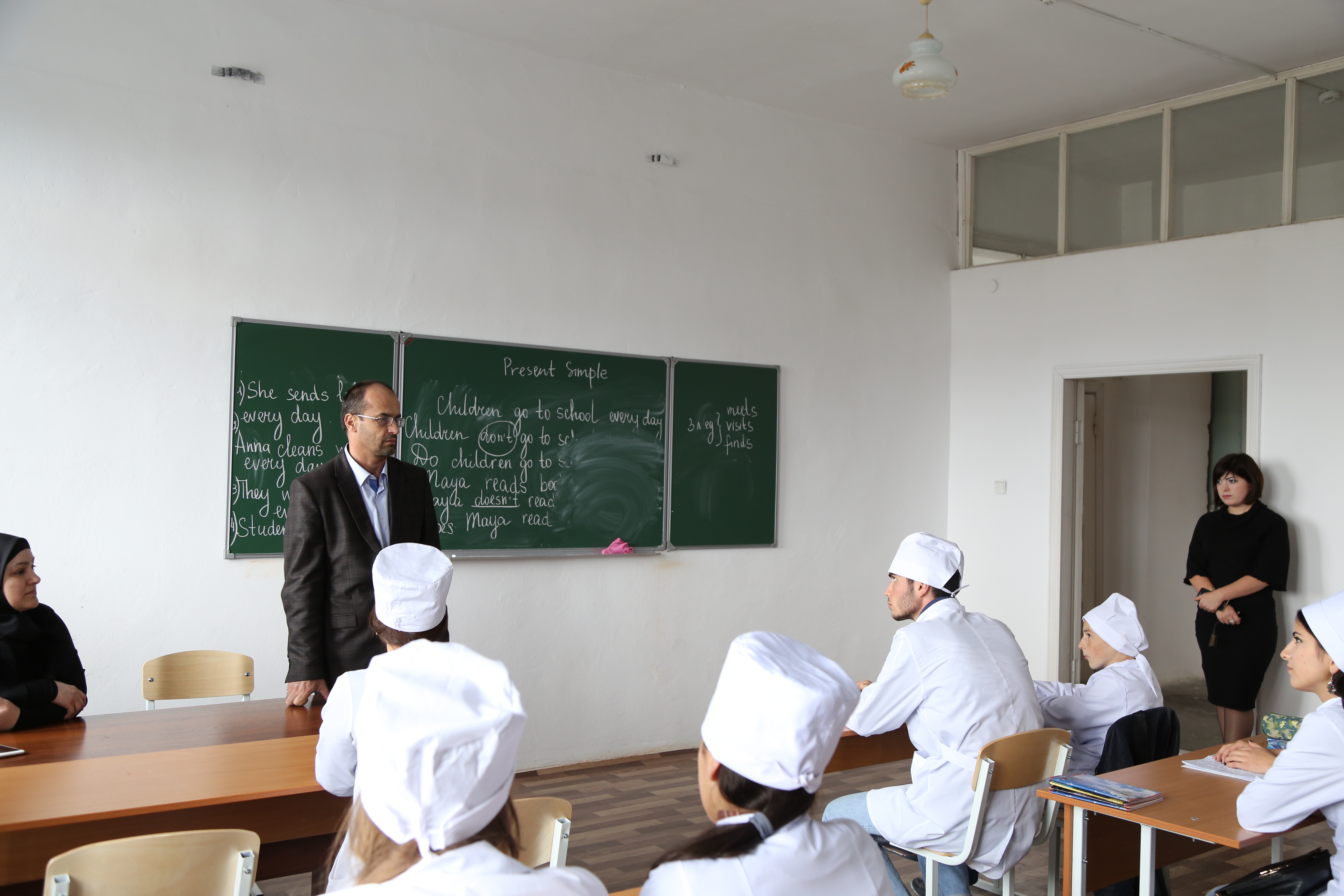 Рабочая поездка директора колледжа