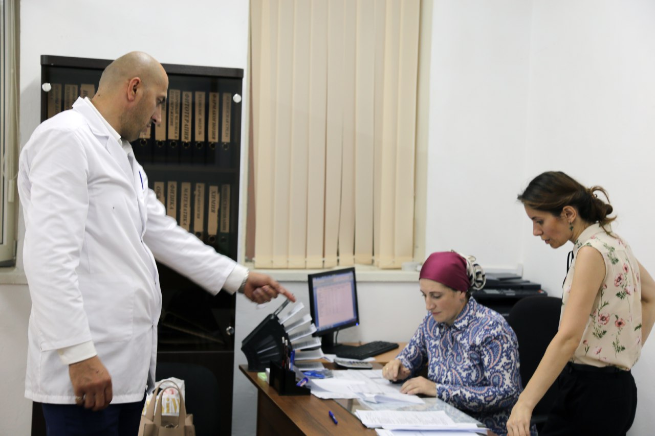 Посещение филиала в Дербенте