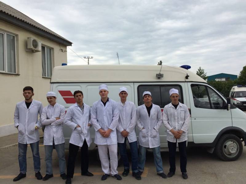 Студенты первого курса отделения «Лечебное дело» закончили производственную практику