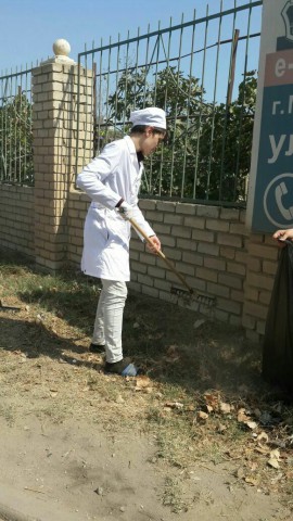 Башларовцы приняли участие в городском субботнике