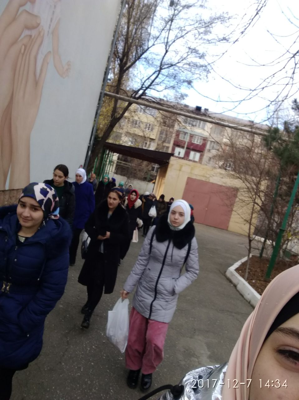 Визит в интернат.