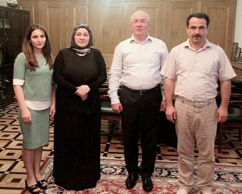 Дирекция колледжа на приеме у мэра Избербаша