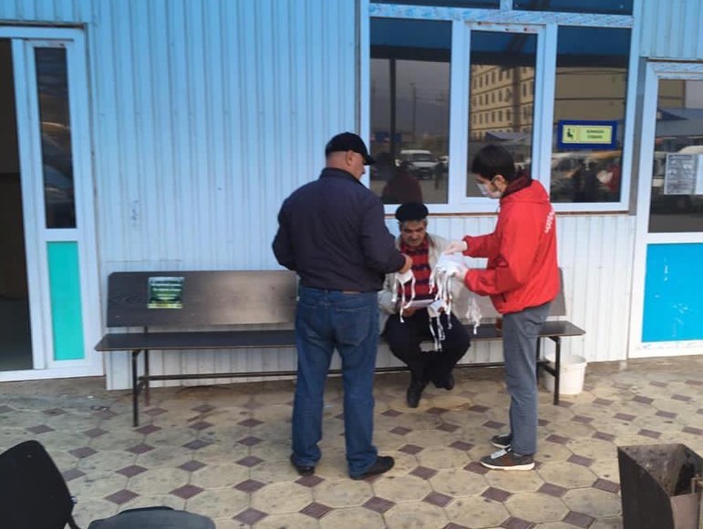 Общественный патруль по соблюдению масочного режима.