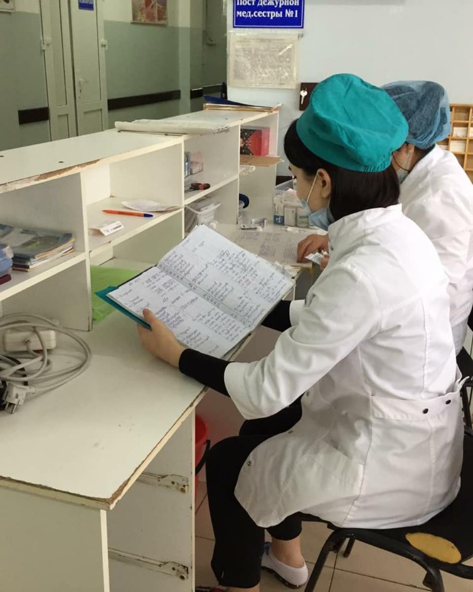 Производственная практика в Дербентской центральной городской больнице