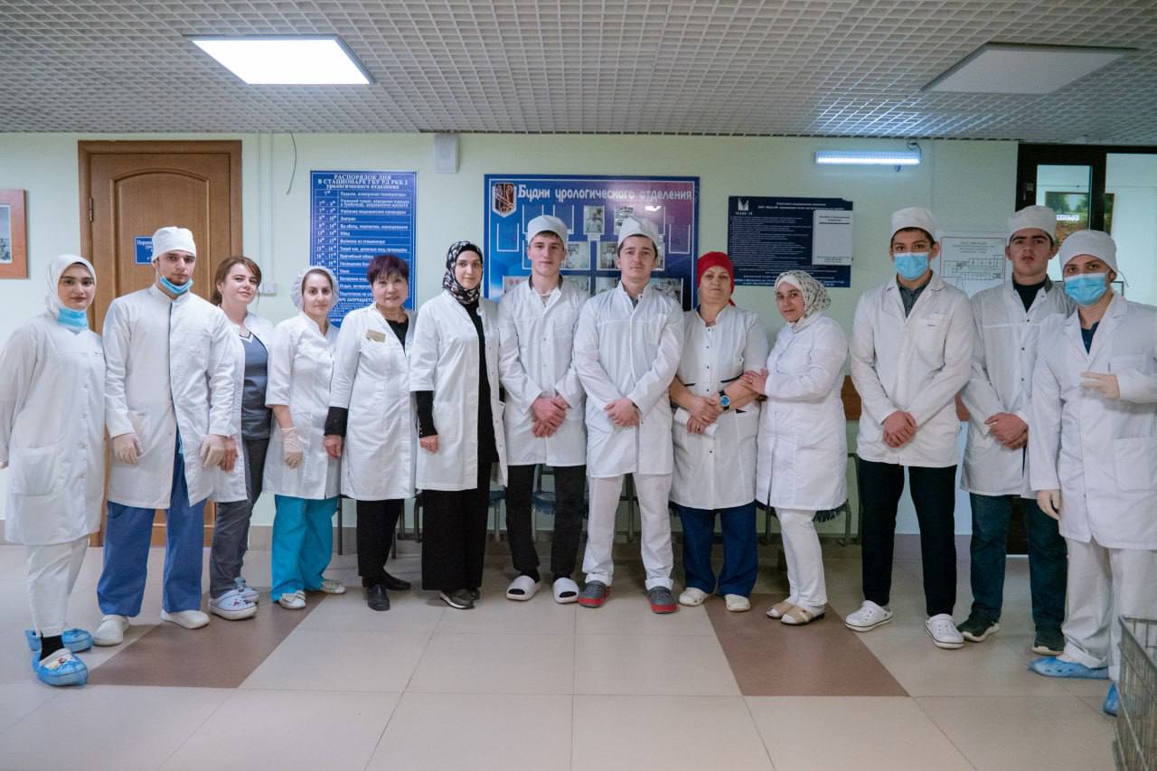 Студенты на производственной практике