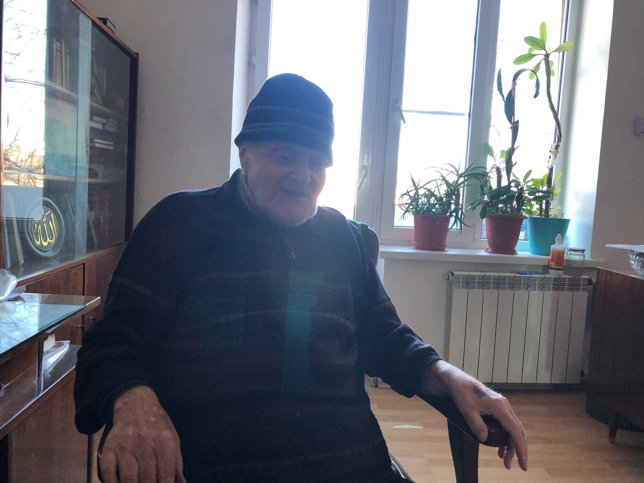 В гостях у ветерана ВОВ Ахмед-Наби Апашева