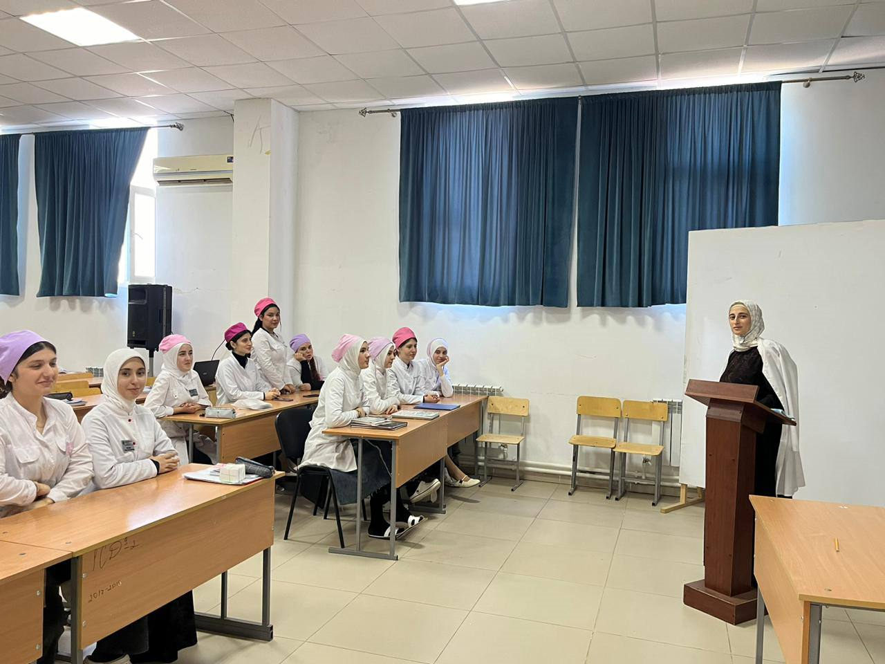 В Кизлярском филиале медицинского колледжа им. Башларова прошла лекция по профилактической медицине